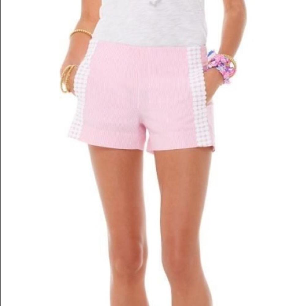 Lilly Pulitzer Liza Seersucker Short.